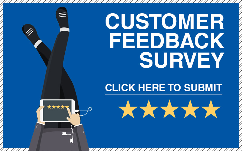 submit a customer feedback survey